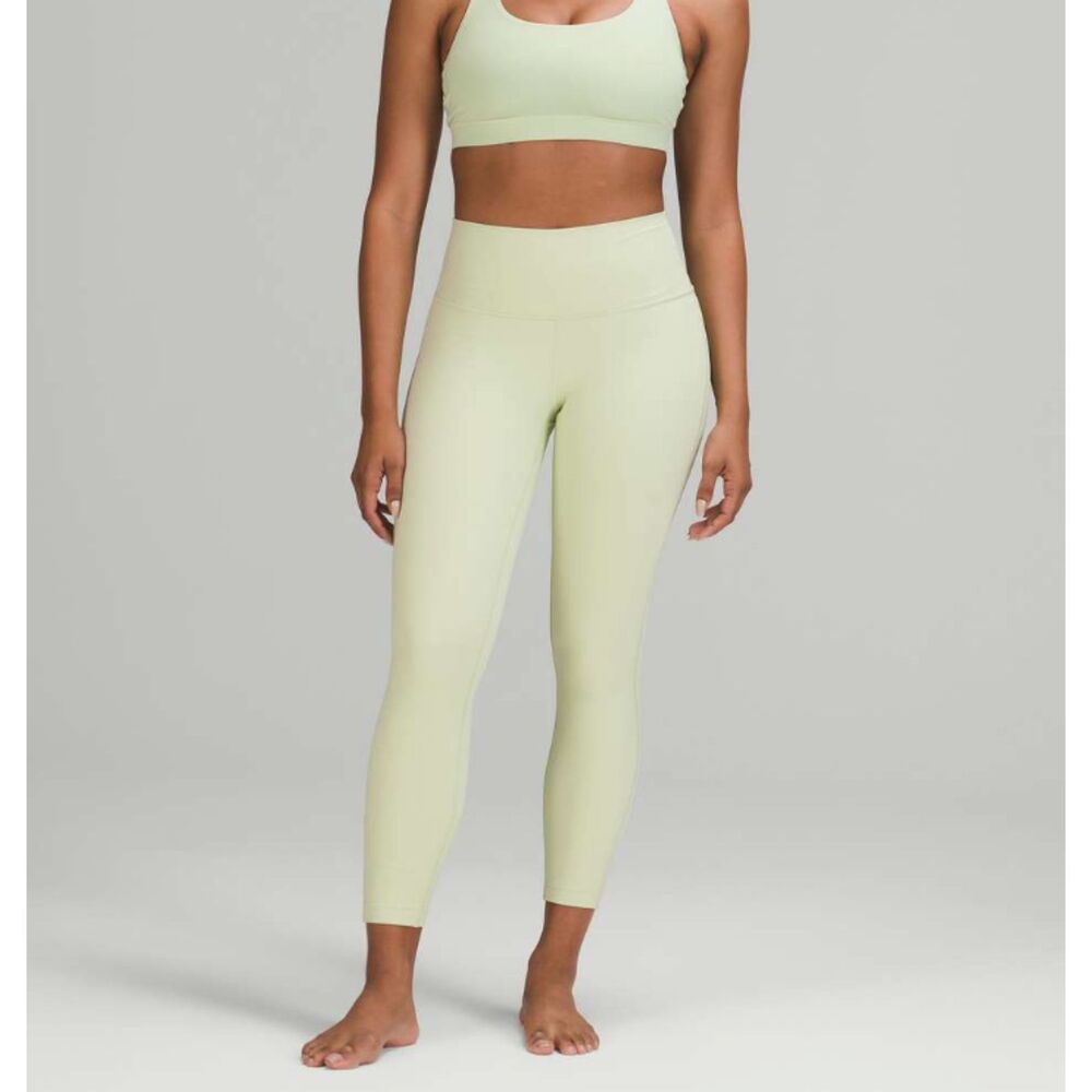 Lululemon Wunder Under High-Rise Tight 25" Creamy Mint Size 14 Running Athletic